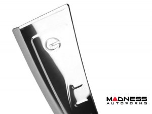 FIAT 500X Rear Bumper Sill Cover - Stainless Steel - Black Chrome Finished